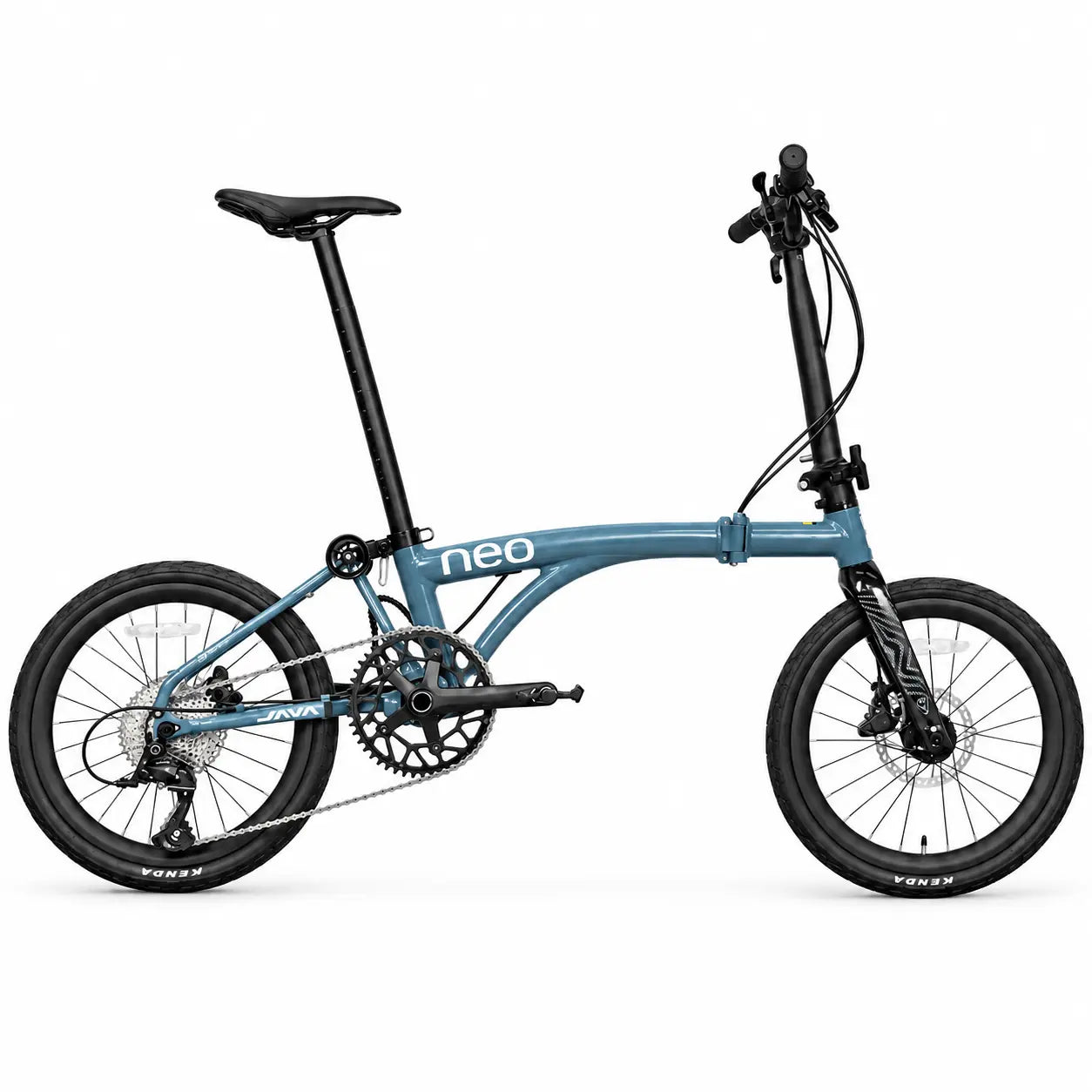 Java Neo 3 Trifold 20-Inch Folding Bike – Alloy Frame, Carbon/Alloy Fork, Hydraulic Disc (10.4kg)