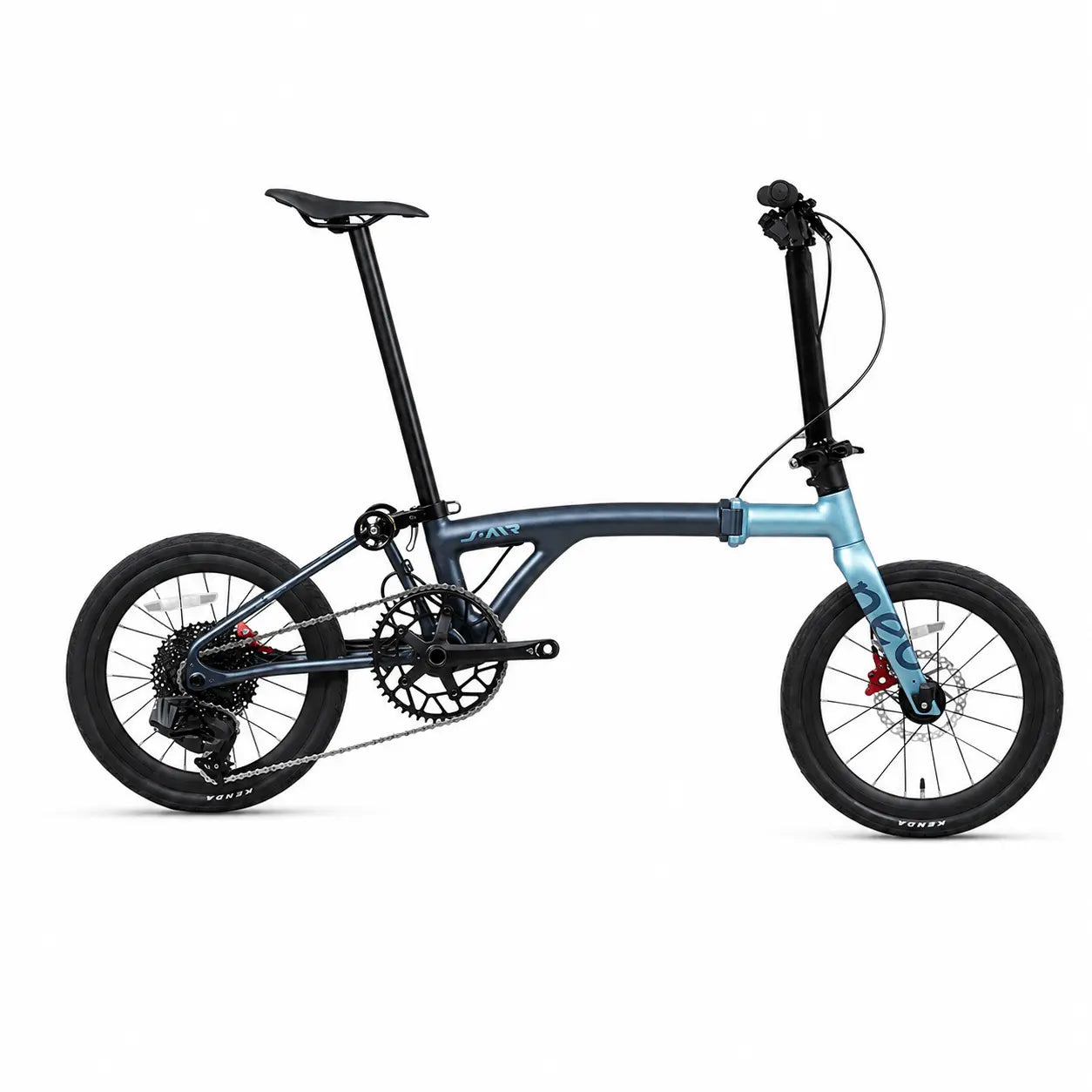 Java Neo 16 Inch Full Carbon Trifold Folding Bike 12 Speed Wireless