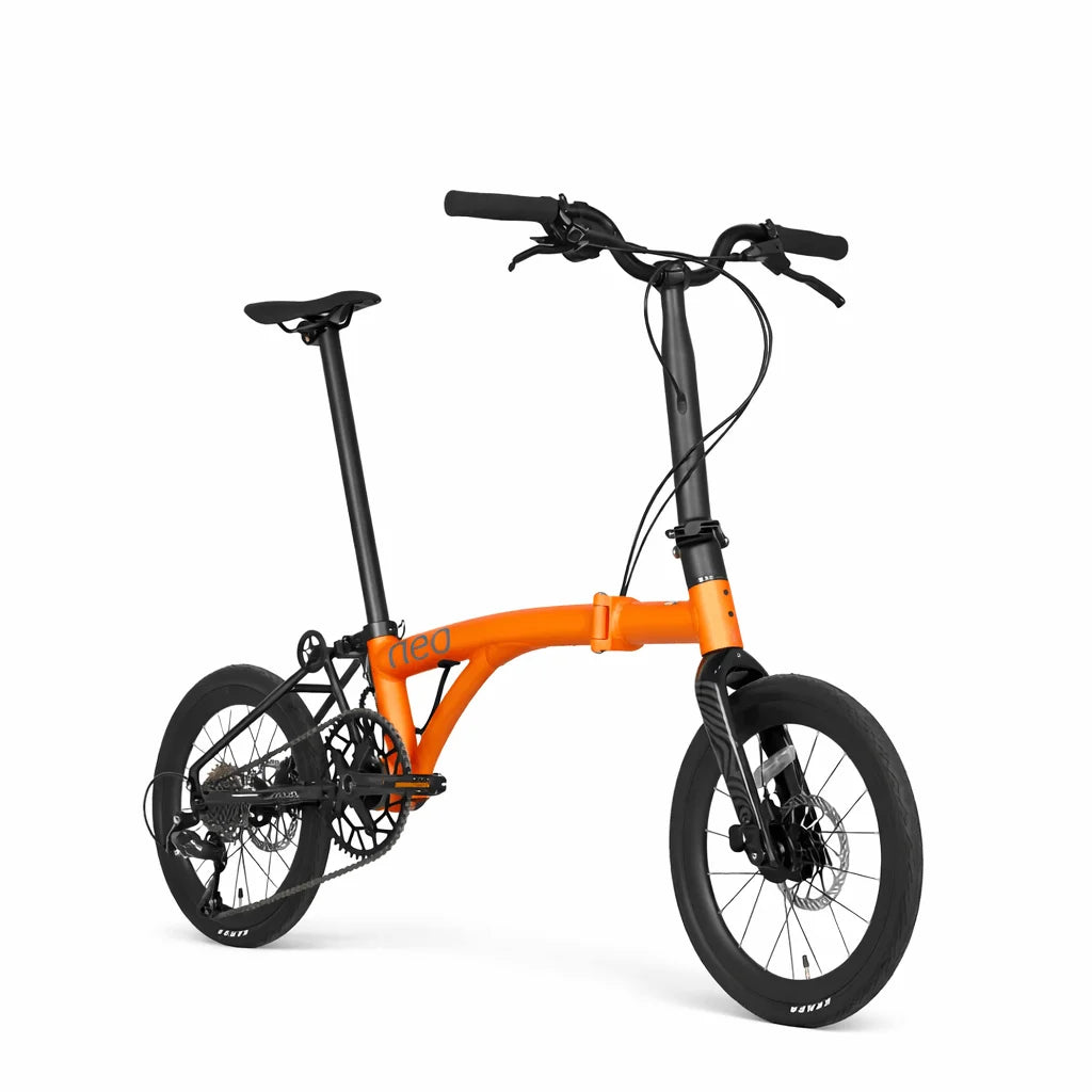 Java Neo 3 16” (349) Trifold Folding Bike – Alloy & Carbon Fork Edition | 9-Speed Hydraulic Disc