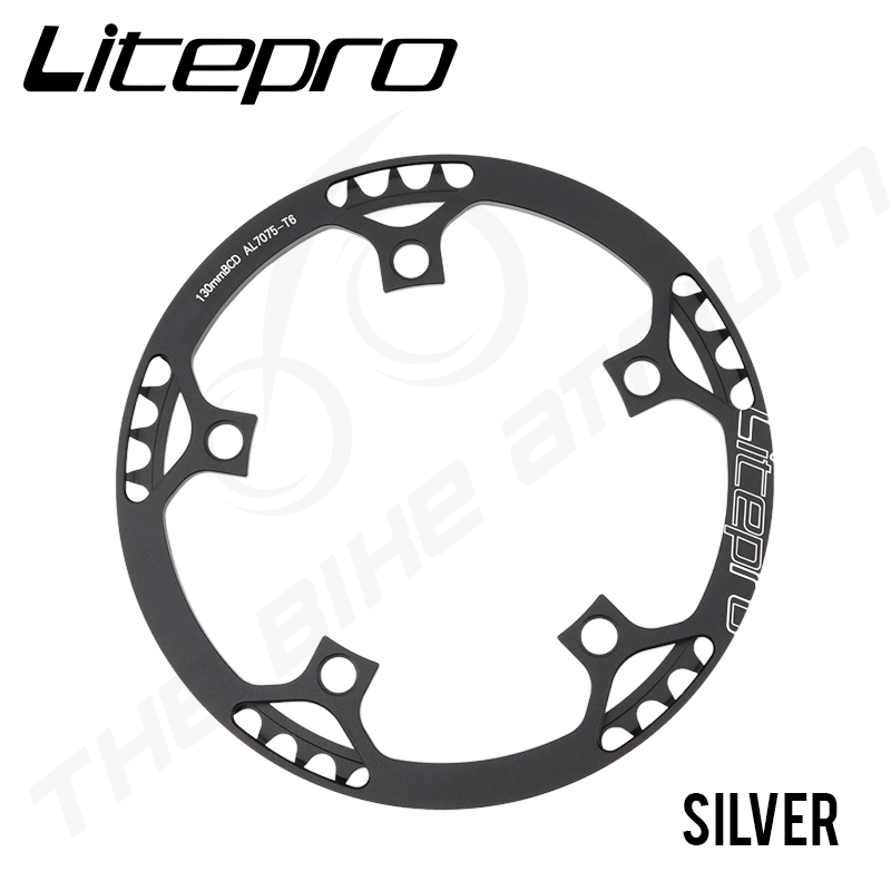 Litepro CNC Aluminum Alloy Standard Single Speed Chain ring 130 BCD 45T to 58T