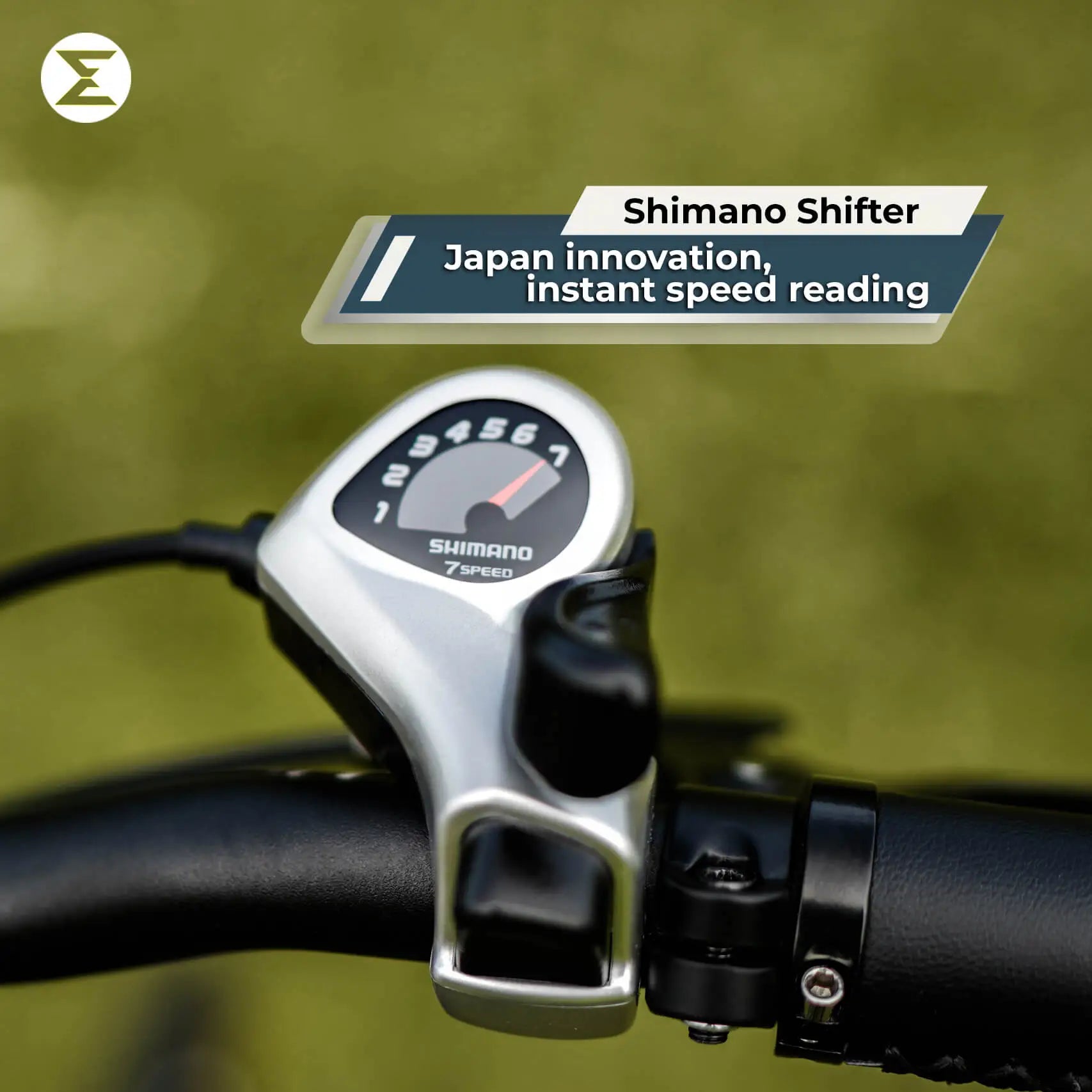 Ethereal A7 Trifold Folding Bike fully unfolded, showcasing its lightweight 10.5KG anti-rust aluminum frame and compact design for urban commuting.