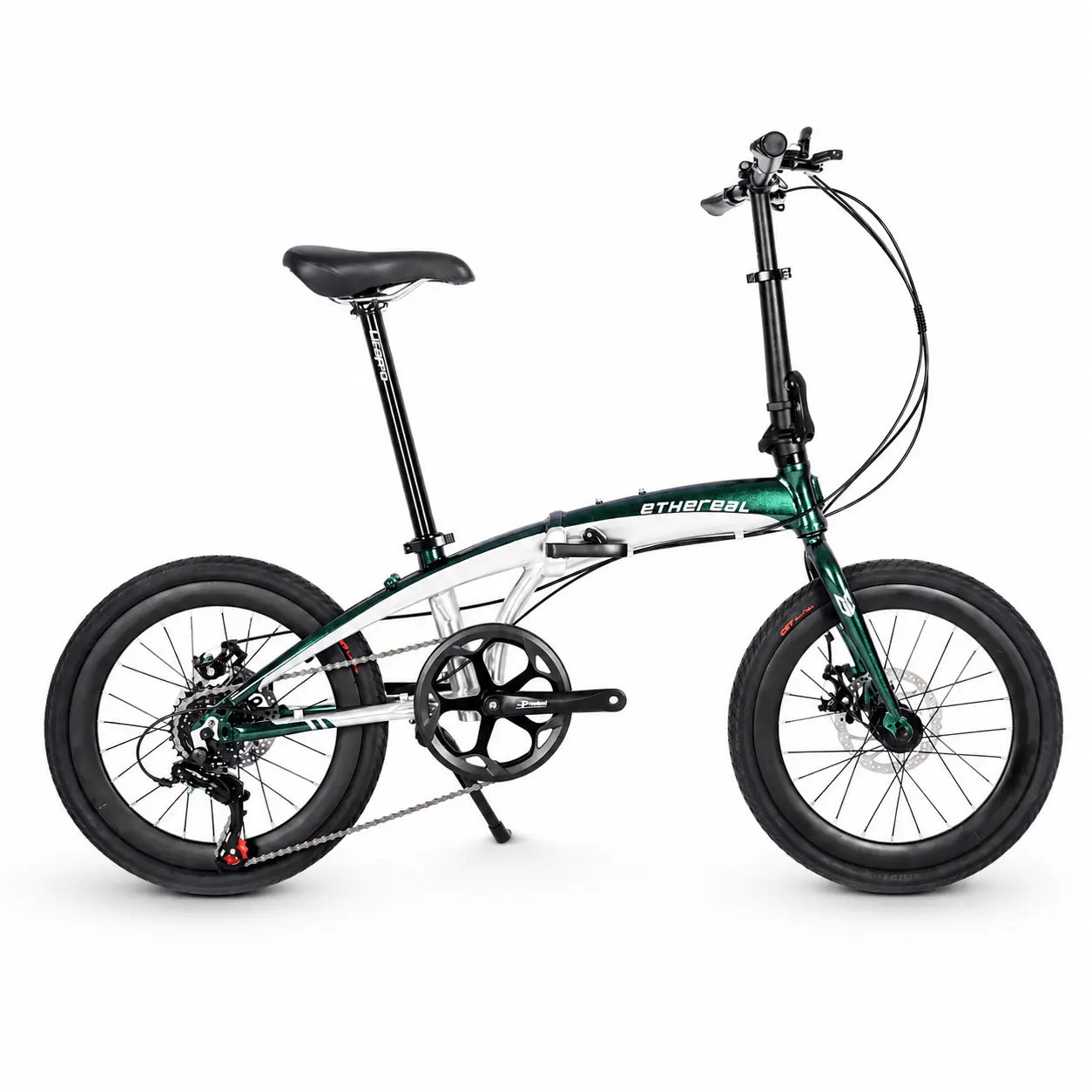 Ethereal Cruise 20-Inch Bi-Fold Folding Bicycle for Urban Commuting | The Bike Atrium