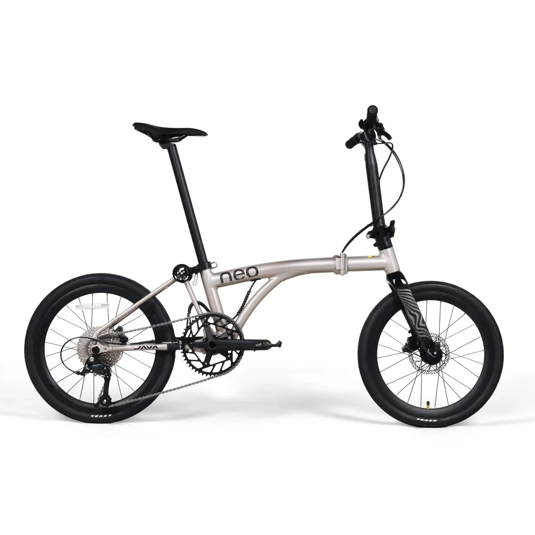 Java Neo 3 Trifold 20-Inch Folding Bike – Alloy Frame, Carbon/Alloy Fork, Hydraulic Disc (10.4kg)