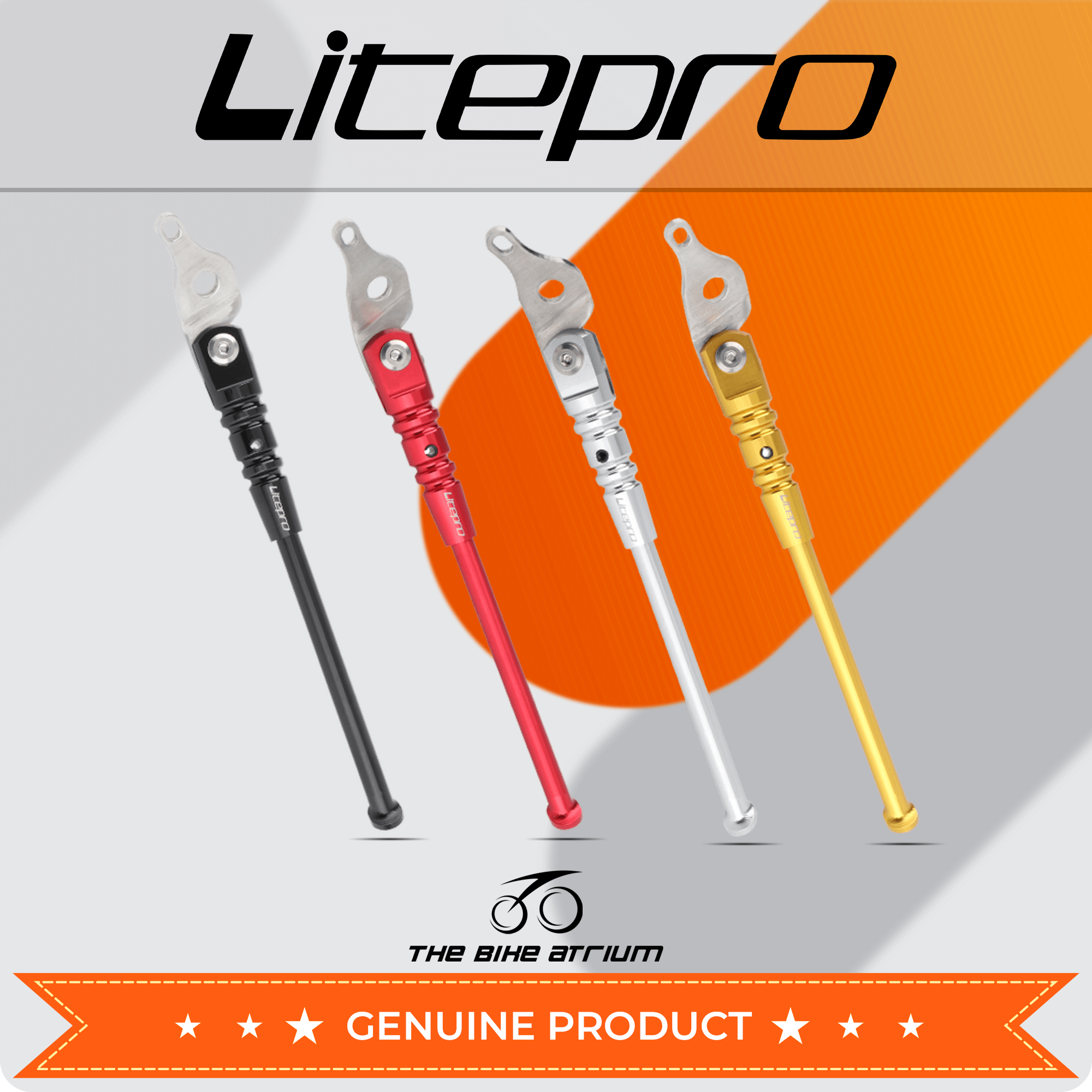 Litepro Trifold Bicycle 16 inch folding bike kickstand side stand