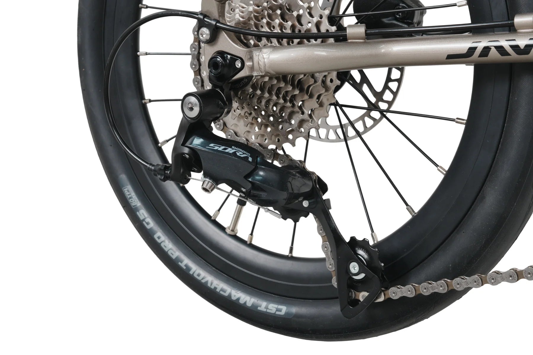 Java Neo 3 16” (349) Trifold Folding Bike – Alloy & Carbon Fork Edition | 9-Speed Hydraulic Disc