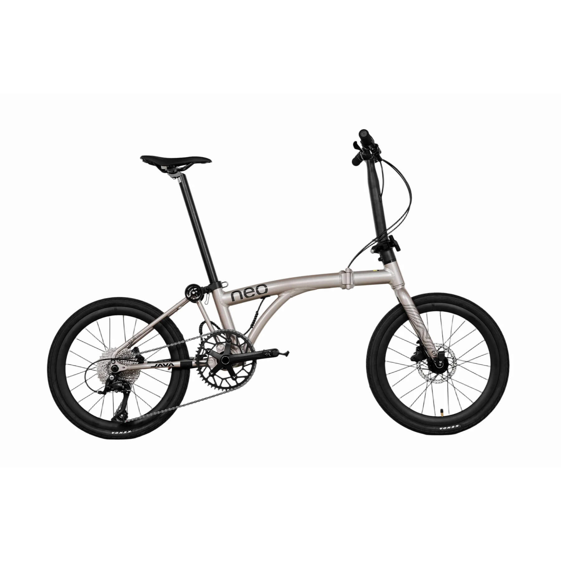 Java Neo 3 Trifold 20-Inch Folding Bike – Alloy Frame, Carbon/Alloy Fork, Hydraulic Disc (10.4kg)