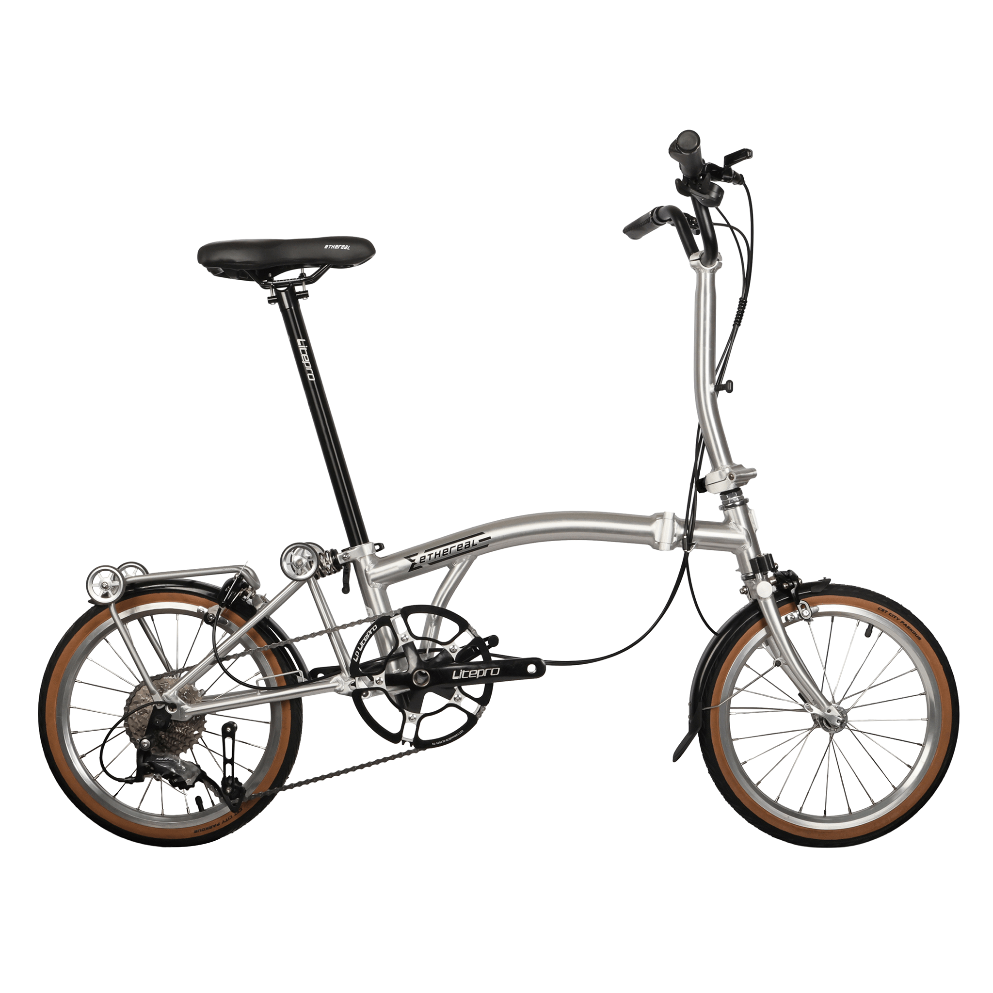 Ethereal Trifold Aluminum A9 Folding Bike