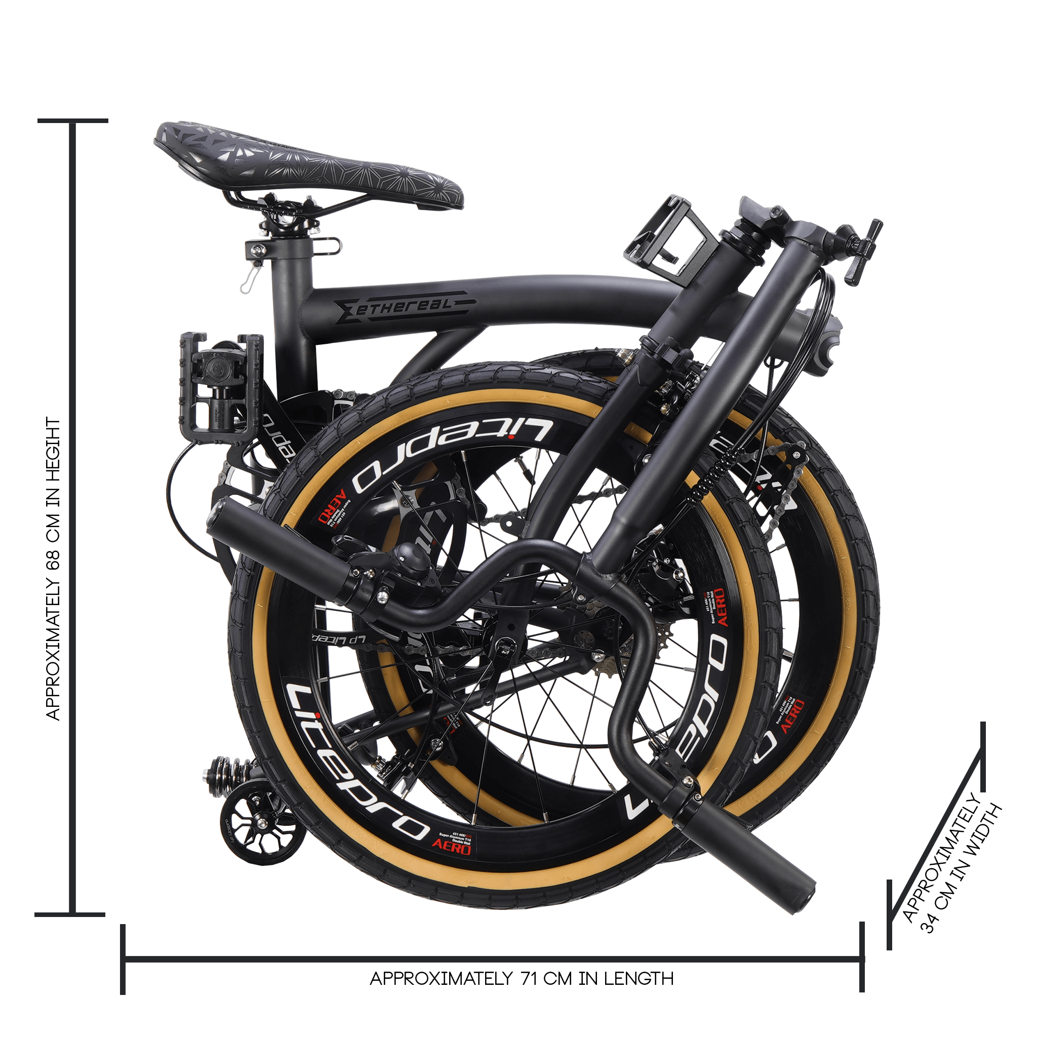 Ethereal G20 Trifold Bicycle - 20 Inch | Compact & Efficient | The Bike Atrium