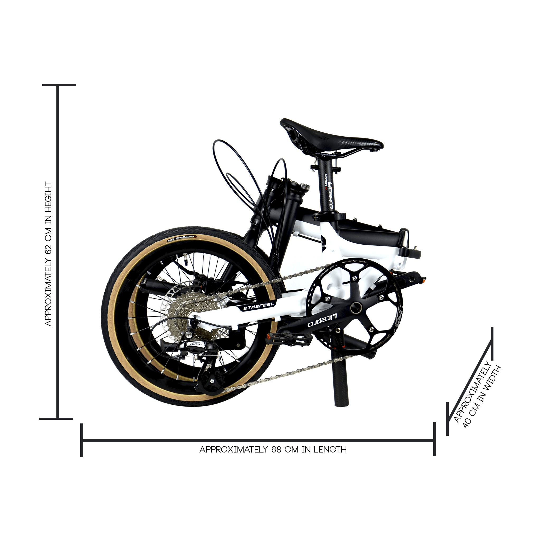 Ethereal Compact D8 Folding Bike